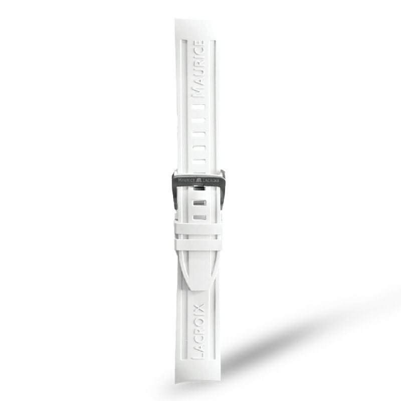 MAURICE LACROIX White Rubber Strap モーリス・ラクロア ホワイト 