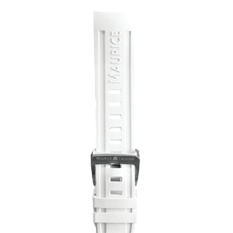 MAURICE LACROIX White Rubber Strap モーリス・ラクロア ホワイト
