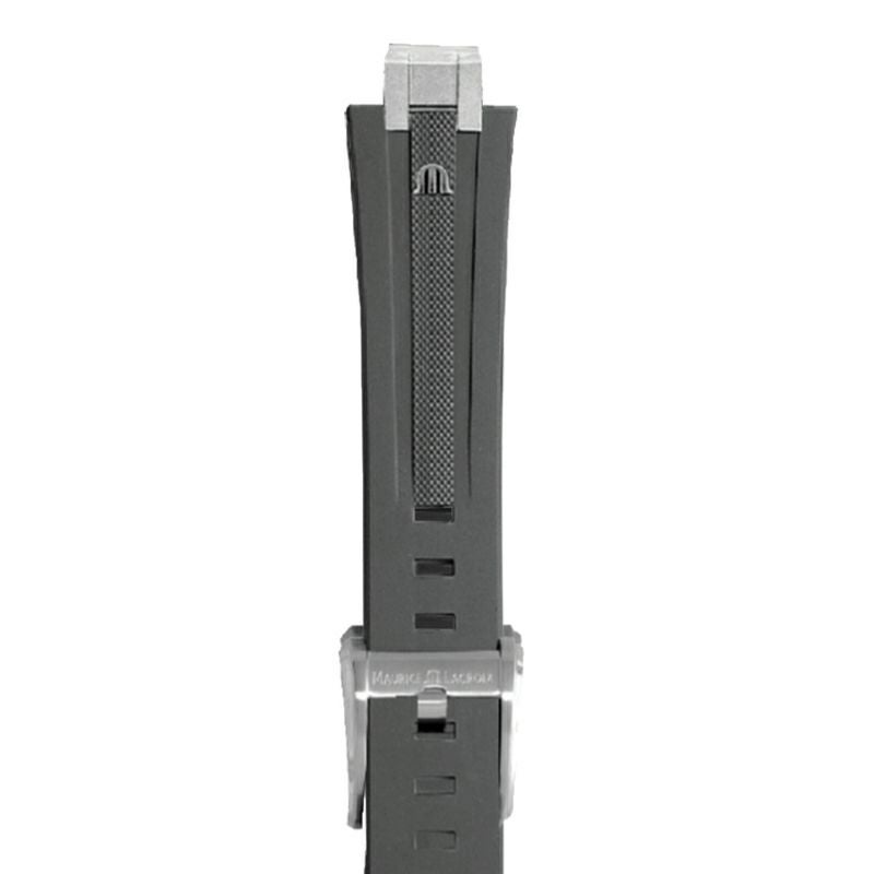 MAURICE LACROIX Gray Rubber Strap モーリス・ラクロア グレーラバー