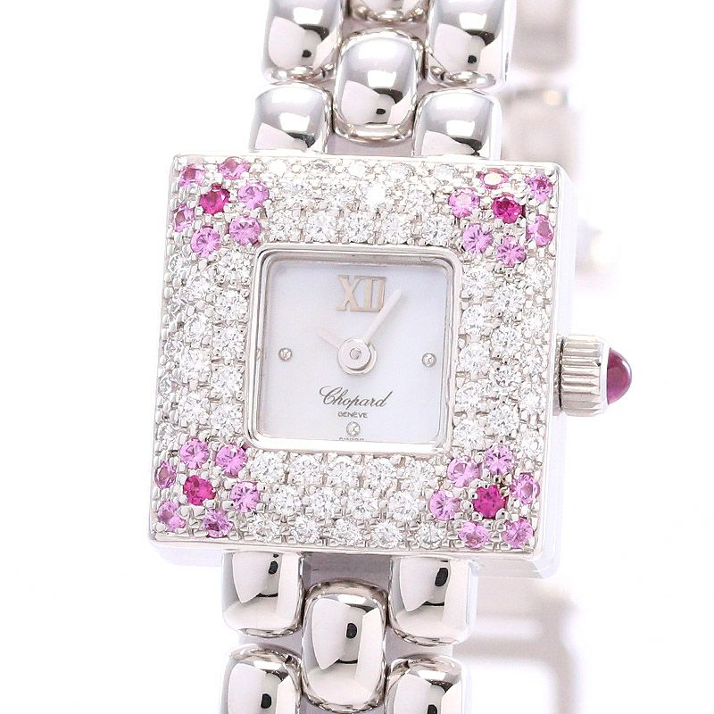 【中古】CHOPARD MINI SQUARE ショパール ミニ スクエア 106534-1007