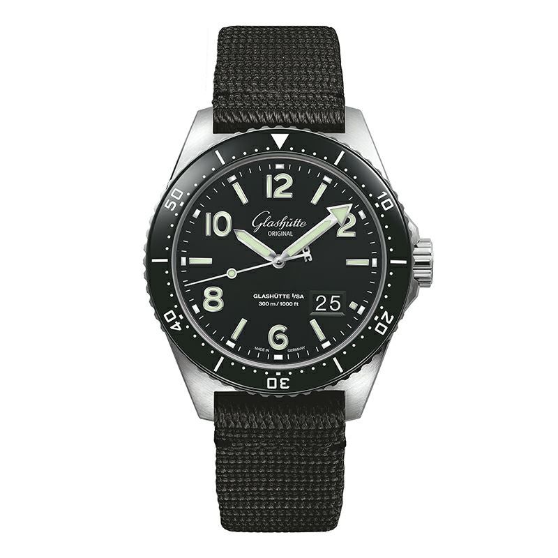 GLASHUTTE ORIGINAL SeaQ Panorama Date グラスヒュッテ・オリジナル シーキュー パノラマデイト 1-36-13-01-80-35