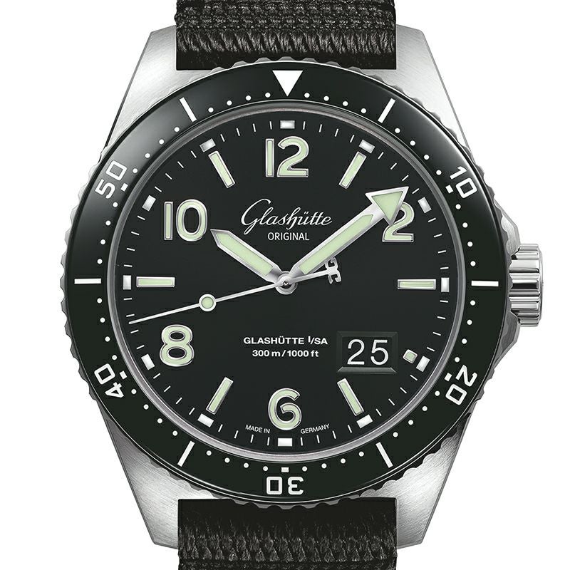 GLASHUTTE ORIGINAL SeaQ Panorama Date グラスヒュッテ・オリジナル シーキュー パノラマデイト 1-36-13-01-80-35