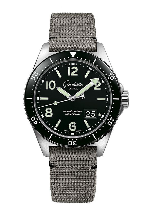 GLASHUTTE ORIGINAL SeaQ Panorama Date グラスヒュッテ・オリジナル シーキュー パノラマデイト 1-36-13-01-80-34