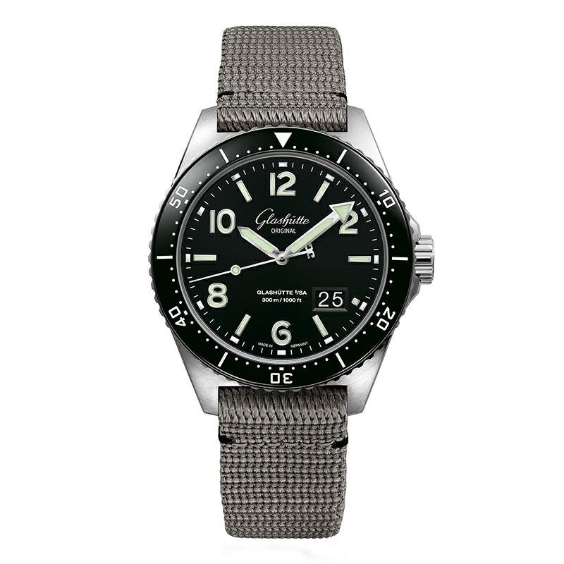 GLASHUTTE ORIGINAL SeaQ Panorama Date グラスヒュッテ・オリジナル シーキュー パノラマデイト 1-36-13-01-80-34