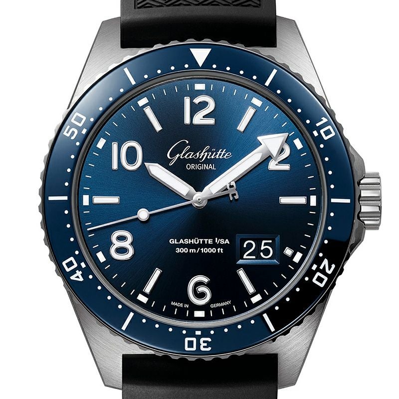 GLASHUTTE ORIGINAL SeaQ Panorama Date グラスヒュッテ・オリジナル シーキュー パノラマデイト 1-36-13-02-81-33