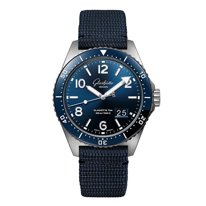 GLASHUTTE ORIGINAL SeaQ Panorama Date グラスヒュッテ・オリジナル シーキュー パノラマデイト 1-36-13-02-81-36