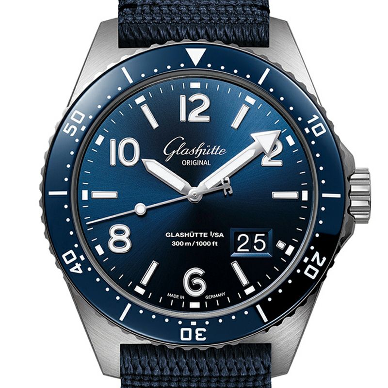 GLASHUTTE ORIGINAL SeaQ Panorama Date グラスヒュッテ・オリジナル シーキュー パノラマデイト 1-36-13-02-81-36