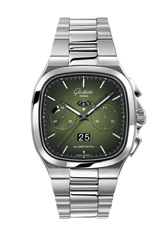 Glashütte Impression 日本語 GLASHUTTE ORIGINAL Seventies Chronograph Panorama Date グラス