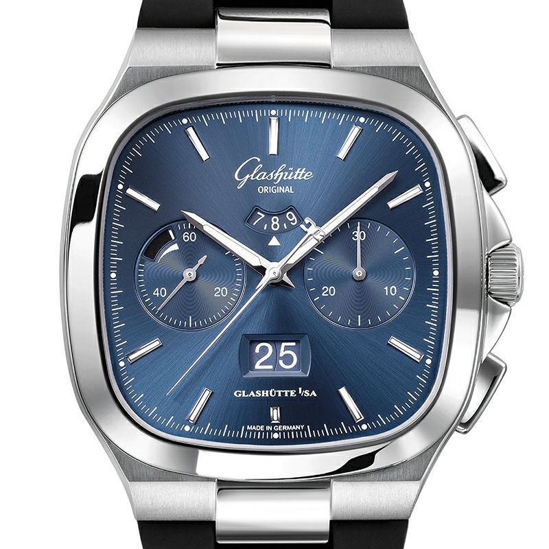GLASHUTTE ORIGINAL Seventies Chronograph Panorama Date グラスヒュッテ・オリジナル セブンティーズ・クロノグラフ・パノラマデイト 1-37-02-08-02-63