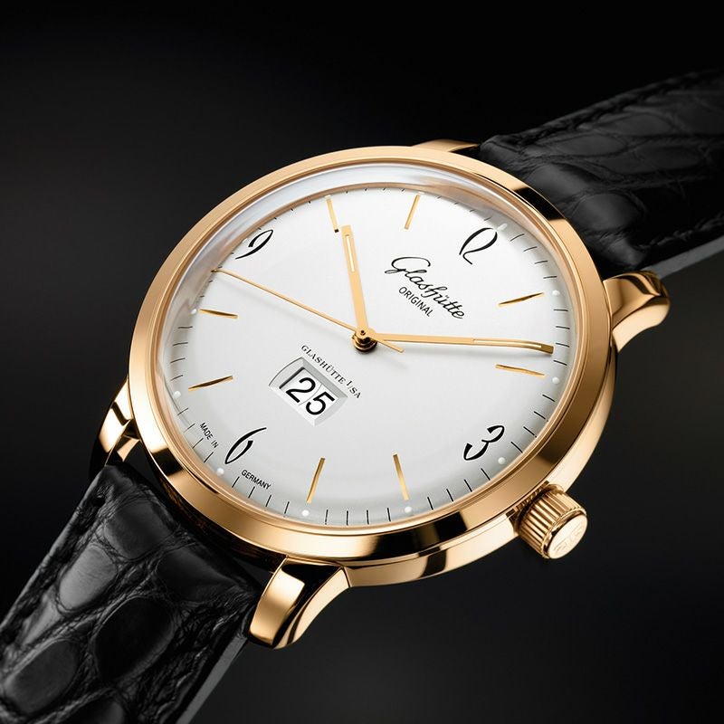 Glashütte Impression 日本語 GLASHUTTE ORIGINAL Sixties Panorama Date グラスヒュッテ