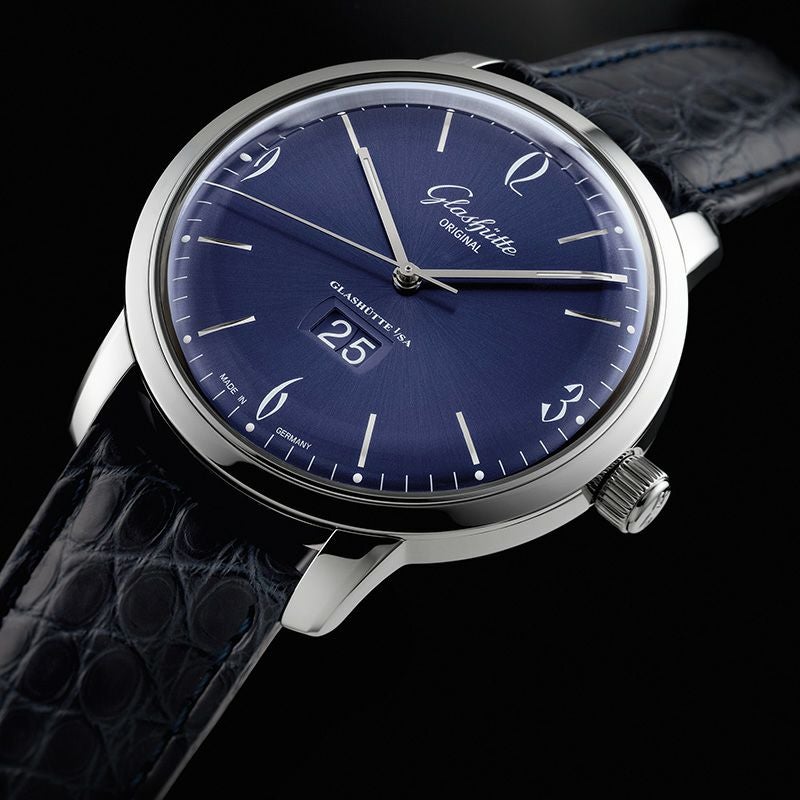 GLASHUTTE ORIGINAL Sixties Panorama Date グラスヒュッテ・オリジナル シックスティーズ・パノラマデイト 2-39-47-06-02-04