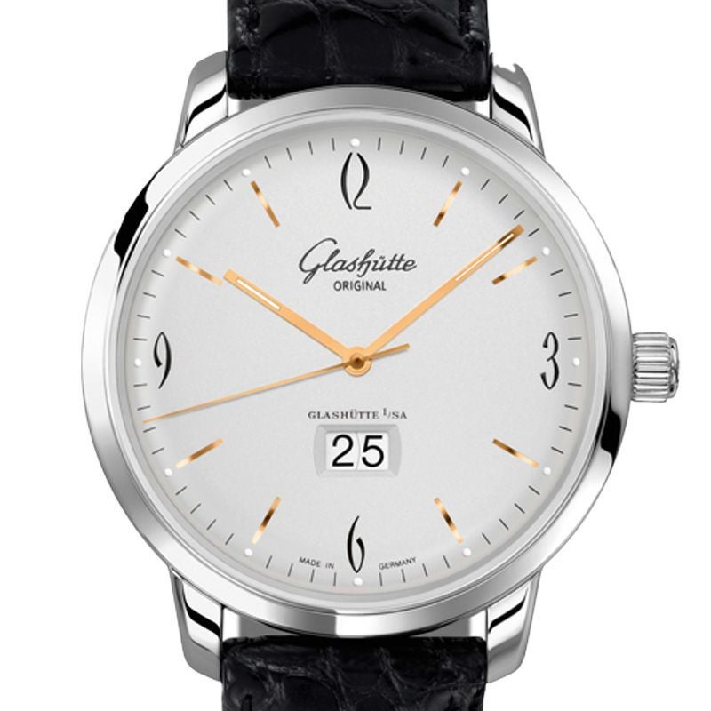 GLASHUTTE ORIGINAL Sixties Panorama Date グラスヒュッテ・オリジナル シックスティーズ・パノラマデイト 2-39-47-01-02-04