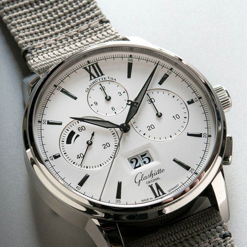 GLASHUTTE ORIGINAL Senator Chronograph Panorama Date グラス