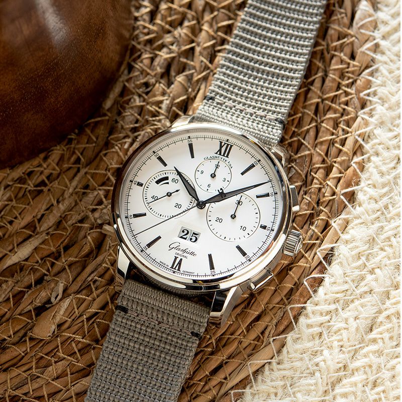 GLASHUTTE ORIGINAL Senator Chronograph Panorama Date グラス