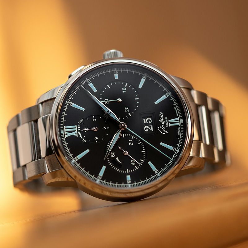 GLASHUTTE ORIGINAL Senator Chronograph Panorama Date グラス