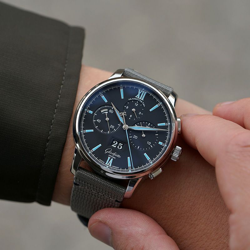 GLASHUTTE ORIGINAL Senator Chronograph Panorama Date グラス