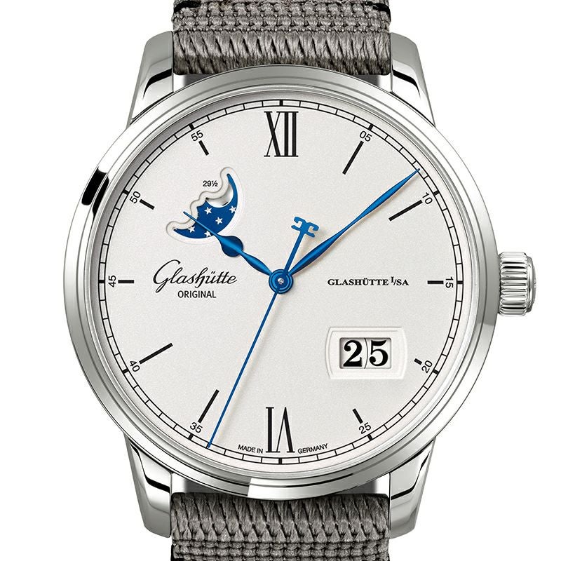 GLASHUTTE ORIGINAL Senator Excellence Panorama Date Moon Phase グラスヒュッテ・オリジナル セネタ・エクセレンス・パノラマデイト・ムーンフェイズ 1-36-04-01-02-66