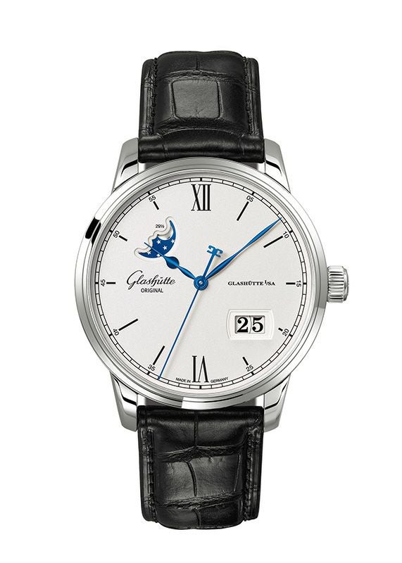 GLASHUTTE ORIGINAL Senator Excellence Panorama Date Moon Phase グラスヒュッテ・オリジナル セネタ・エクセレンス・パノラマデイト・ムーンフェイズ 1-36-04-01-02-61