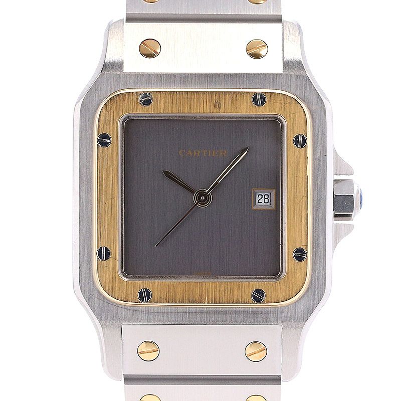 中古】CARTIER SANTOS CARREE LARGE MODEL / SANTOS GALBEE カルティエ