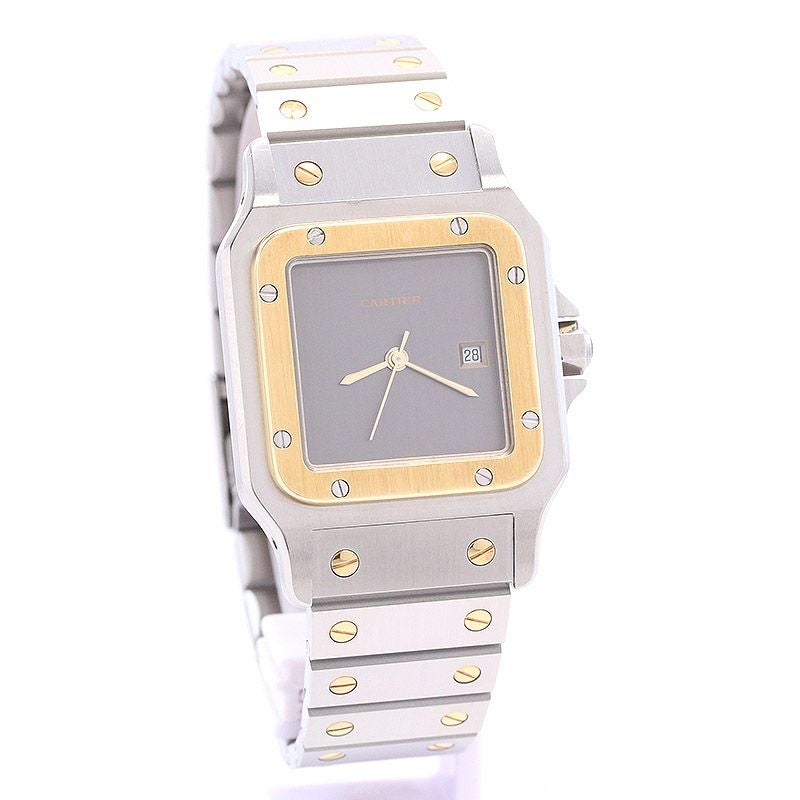 中古】CARTIER SANTOS CARREE LARGE MODEL / SANTOS GALBEE カルティエ