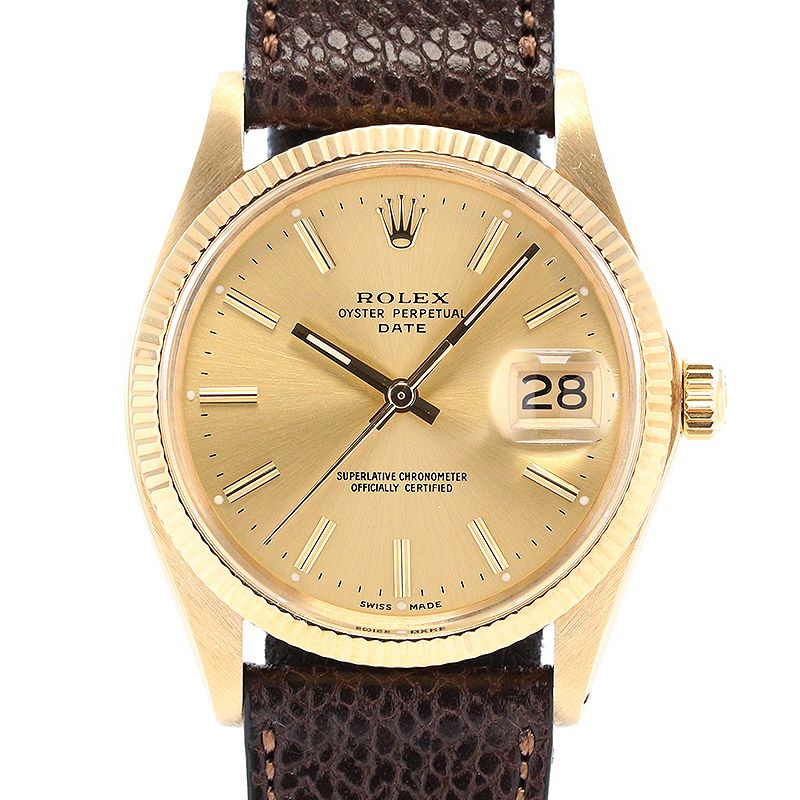 中古】ROLEX OYSTER PERPETUAL DATE ロレックス オイスター