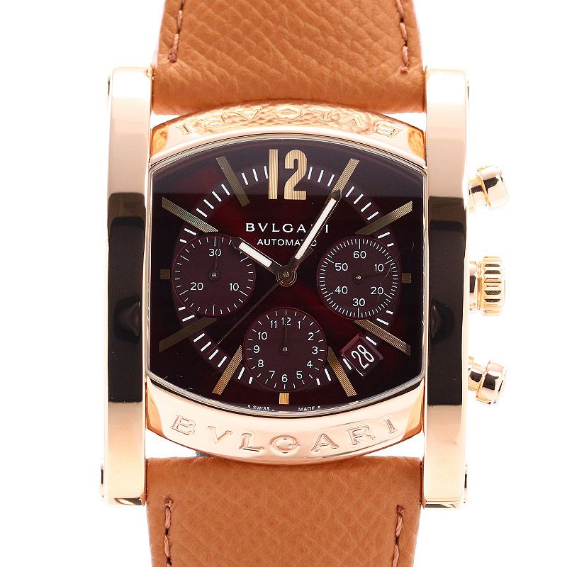 【中古】BVLGARI ASSIOMA CHRONOGRAPH ブルガリ アショーマ クロノグラフ AAP48GCH