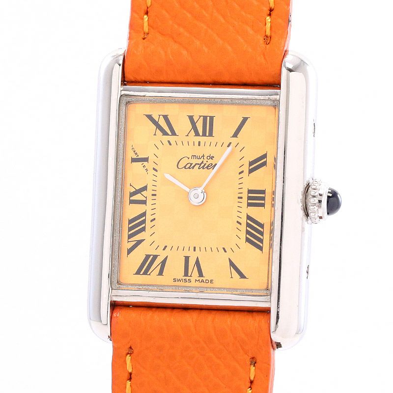 【中古】CARTIER MUST TANK SMALL MODEL 2003 CHRISTMAS LIMITED EDITION カルティエ マストタンク SM 2003年クリスマス限定 W1017654