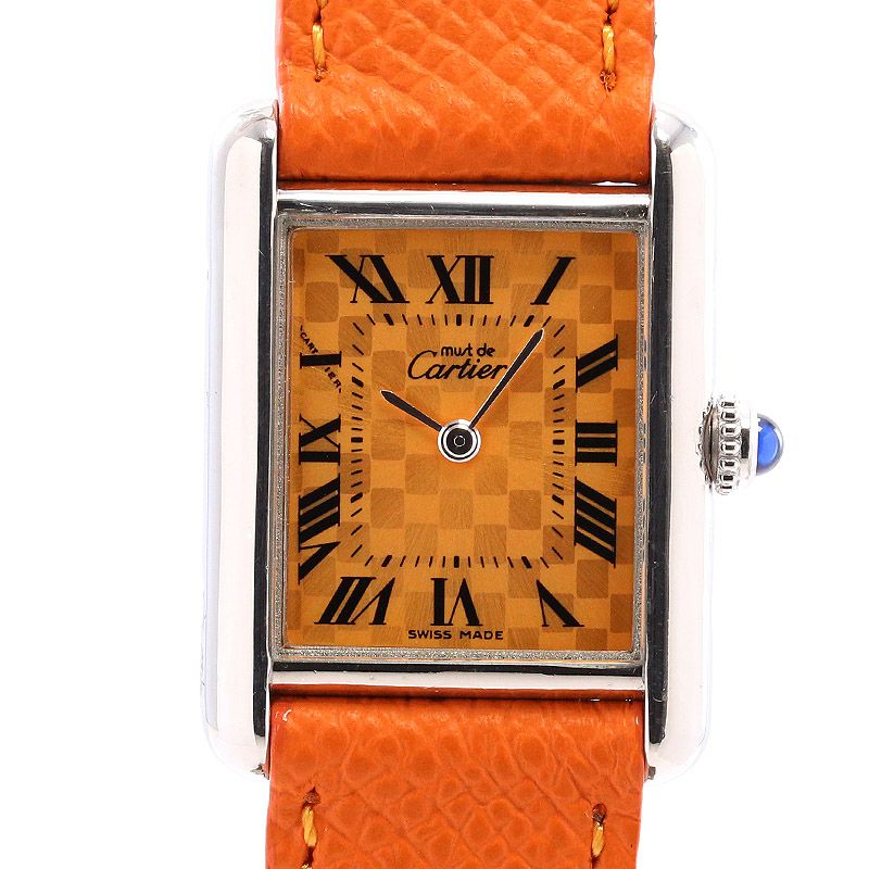 【中古】CARTIER MUST TANK SMALL MODEL 2003 CHRISTMAS LIMITED EDITION カルティエ マストタンク SM 2003年クリスマス限定 W1017654
