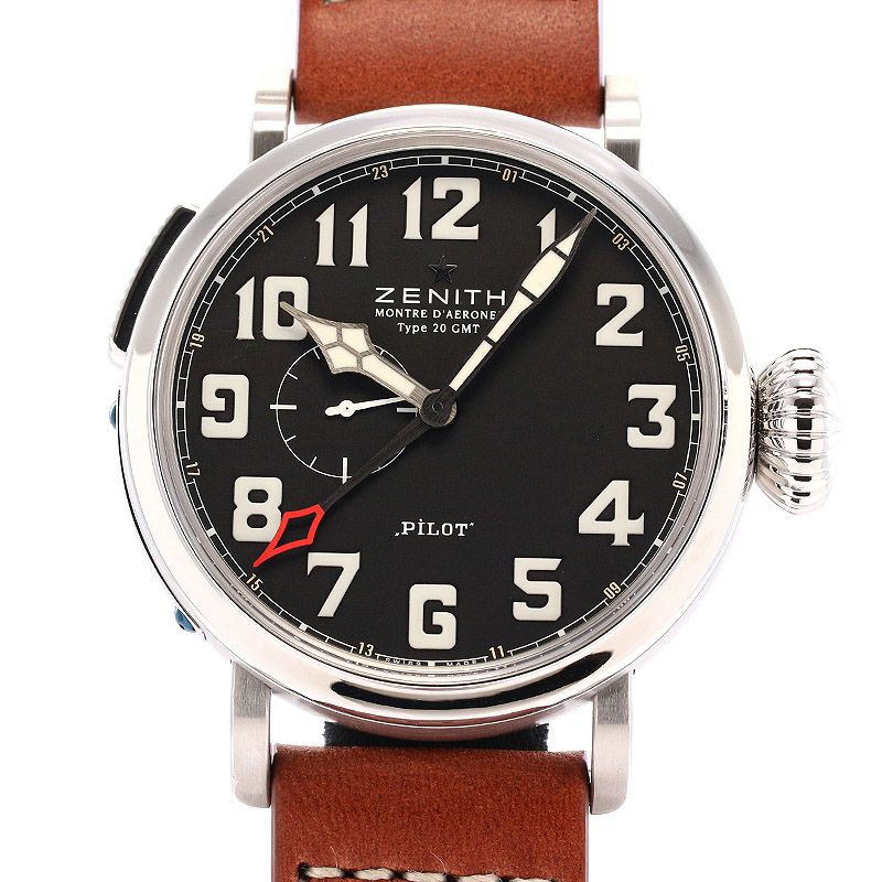 中古】ZENITH PILOT MONTRE D'AERONEF TYPE 20 GMT ゼニス パイロット