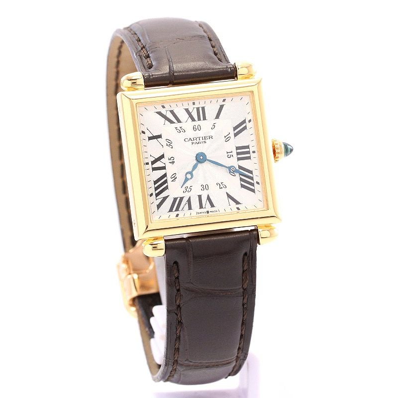 中古】CARTIER TANK OBUS LARGE MODEL CPCP カルティエ タンク オビュ
