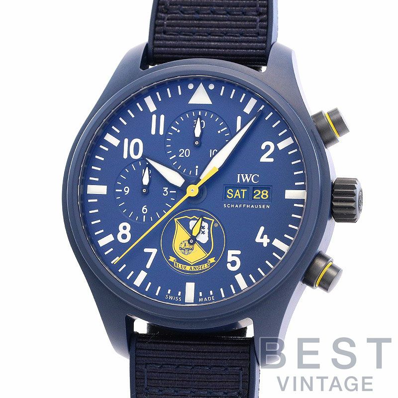 中古】IWC PILOT'S WATCH CHRONOGRAPH EDITION BLUE ANGELS アイ