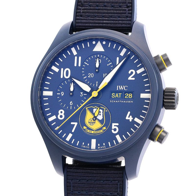 中古】IWC PILOT'S WATCH CHRONOGRAPH EDITION BLUE ANGELS アイ