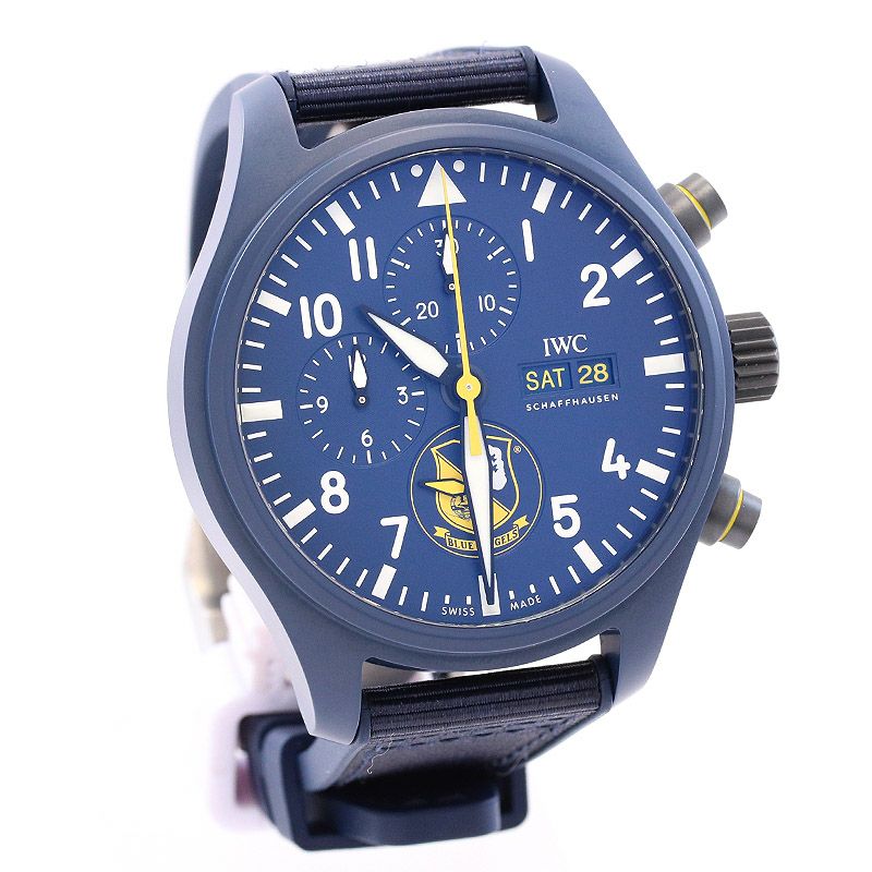 中古】IWC PILOT'S WATCH CHRONOGRAPH EDITION BLUE ANGELS アイ