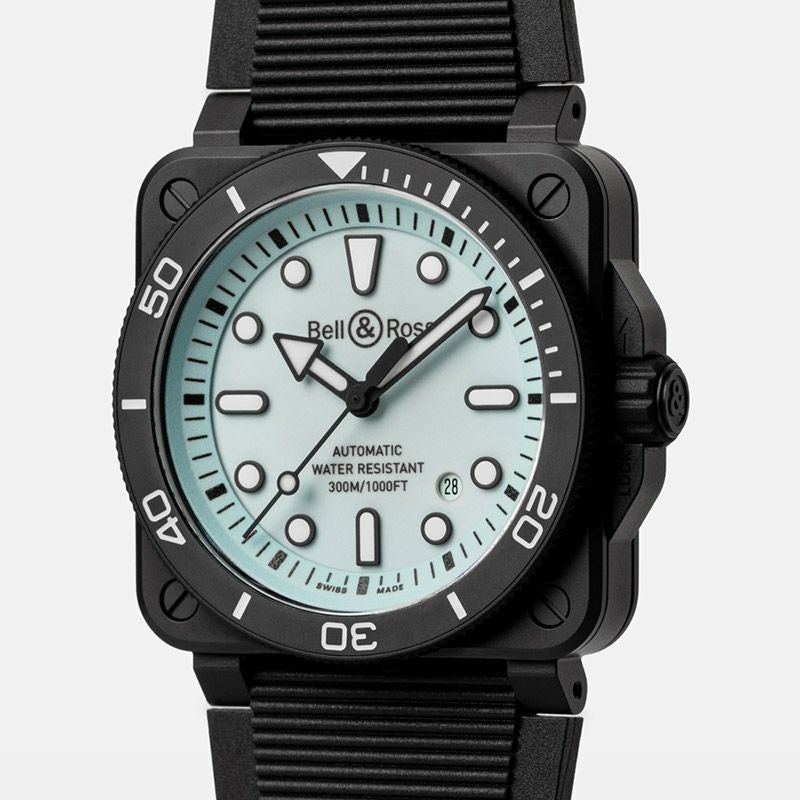 Bell ＆ Ross BR 03 DIVER FULL LUM CERAMIC ベル＆ロス BR 03 ダイバー フルラム セラミック BR03A-D-LM-CE/SRB