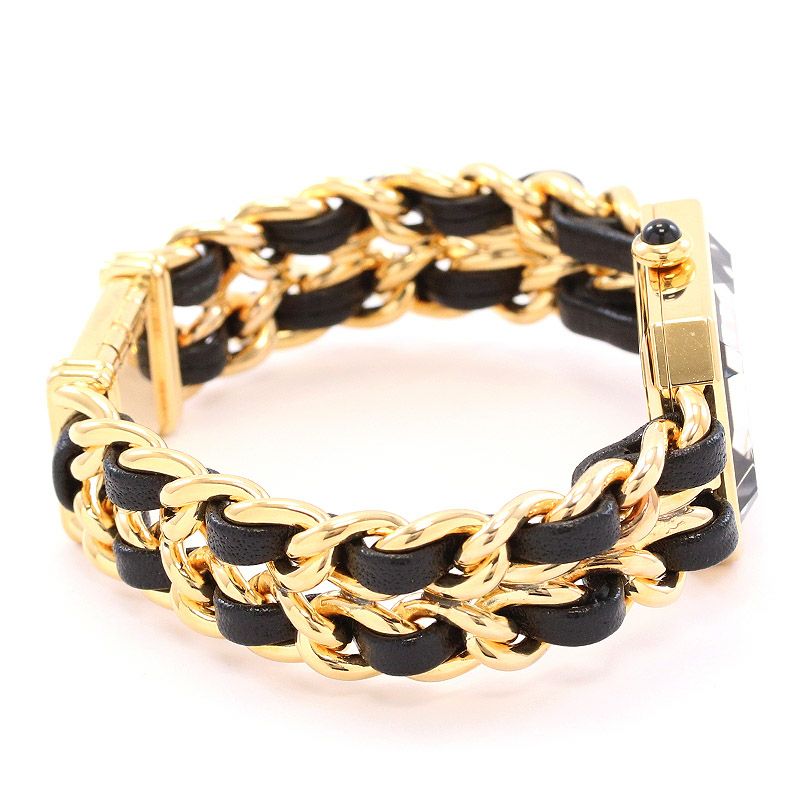 中古】CHANEL PREMIERE SMALL SIZE BRACELET シャネル プルミエール S