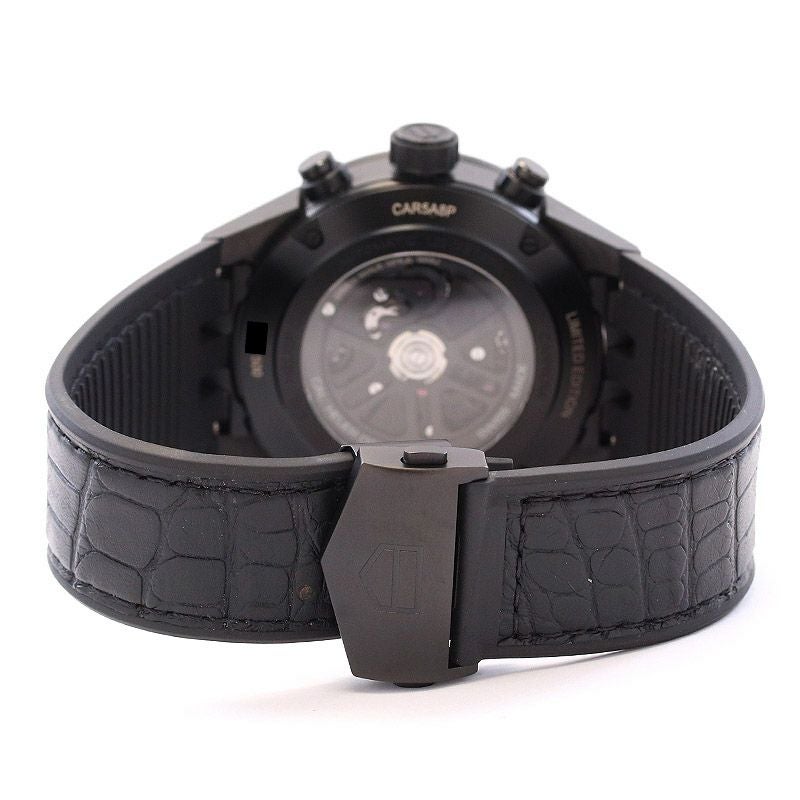 中古】TAG HEUER CARRERA CALIBRE HEUER 02T TOURBILLON PHANTOM タグ