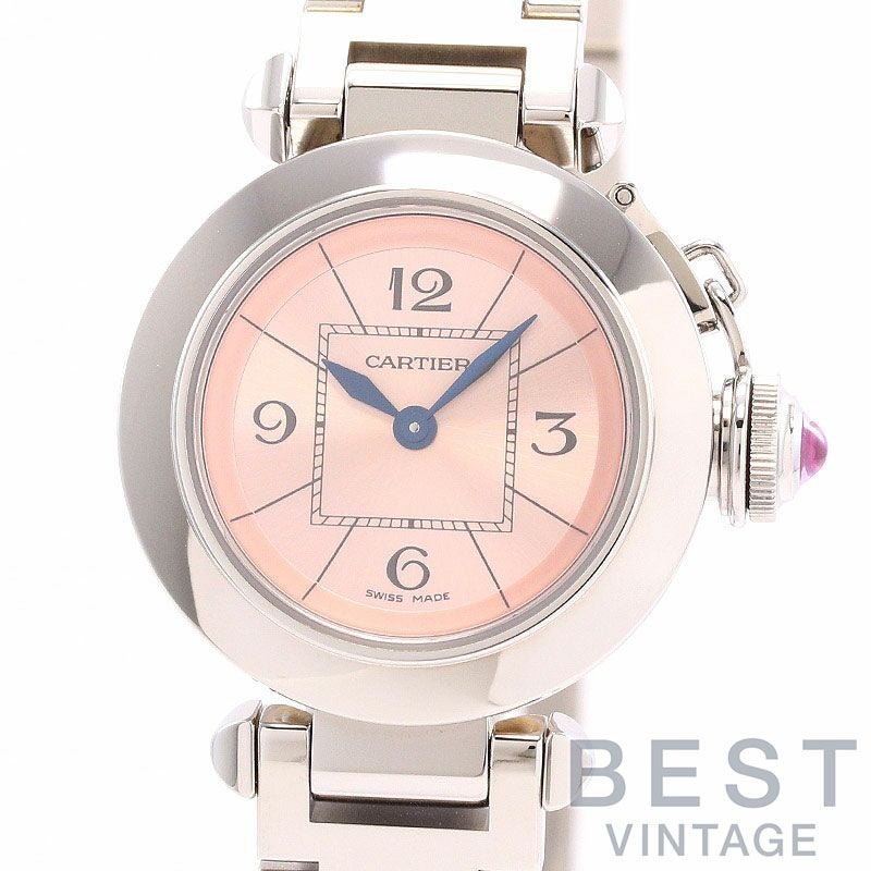 中古】CARTIER MISS PASHA 27MM カルティエ ミス パシャ 27MM W3140008 