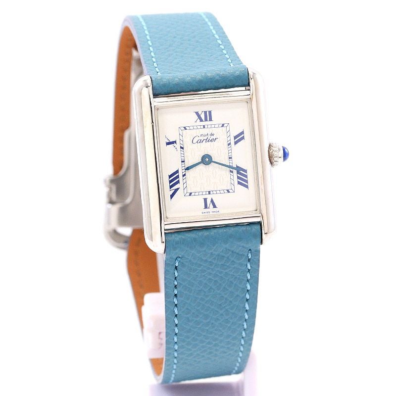【中古】CARTIER MUST TANK SMALL MODEL カルティエ マストタンク SM W1014054