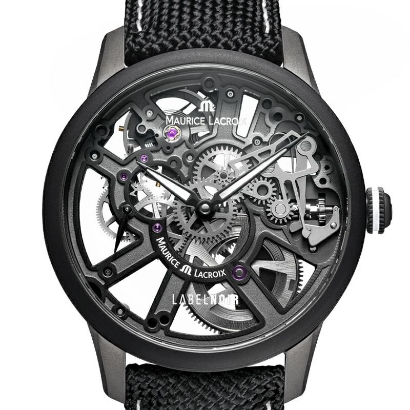 MAURICE LACROIX MASTERPIECE SKELETON LABELNOIR モーリス・ラクロア マスターピース スケルトン ラベルノワール MP7228-DLB04-090-2