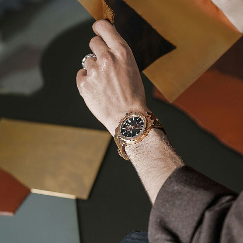 MAURICE LACROIX AIKON AUTOMATIC BRONZE モーリス・ラクロア アイコン オートマティック ブロンズ AI6008-BRZ01-730-3