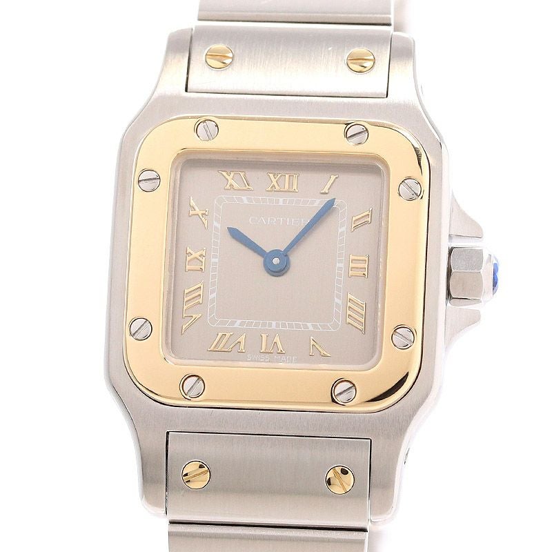 中古】CARTIER SANTOS GALBEE SMALL MODEL カルティエ サントス ガルベ