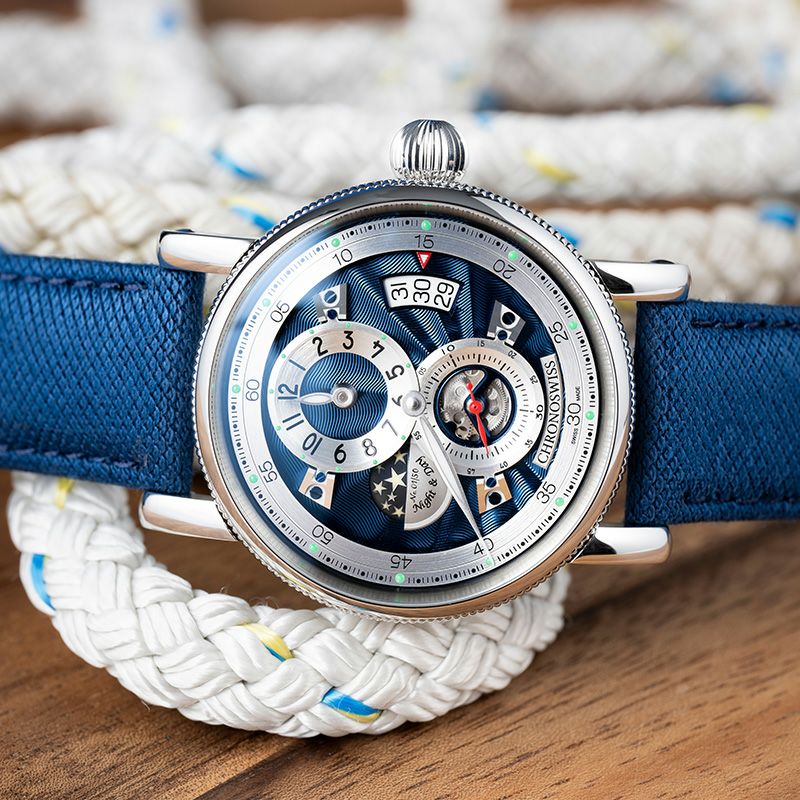 CHRONOSWISS FLYING REGULATOR NIGHT AND DAY MIDNIGHT クロノスイス