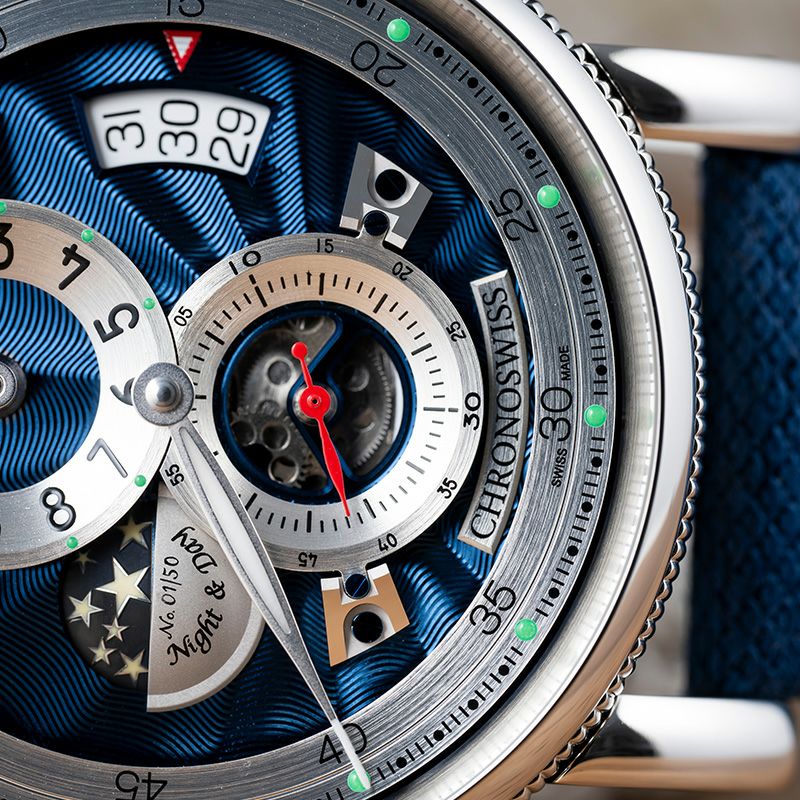 CHRONOSWISS FLYING REGULATOR NIGHT AND DAY MIDNIGHT クロノスイス