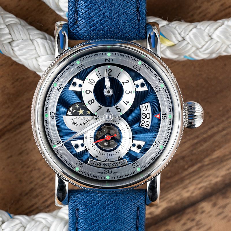 CHRONOSWISS FLYING REGULATOR NIGHT AND DAY MIDNIGHT クロノスイス