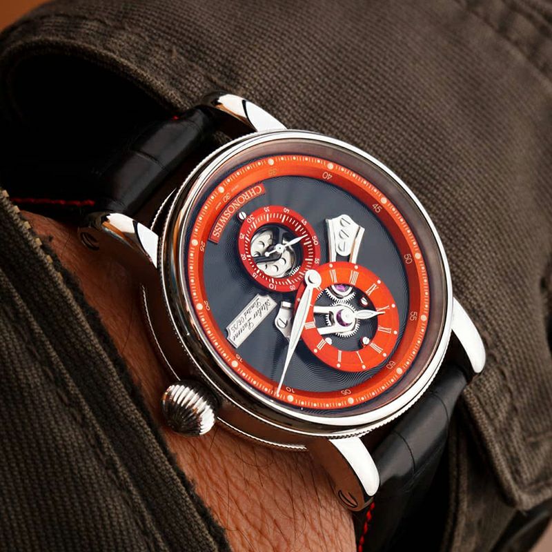 CHRONOSWISS FLYING REGULATOR OPEN GEAR ANNIVERSARY EDITION クロノ