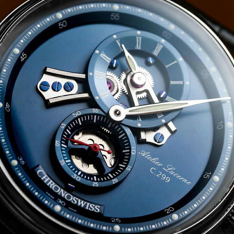 CHRONOSWISS FLYING REGULATOR OPEN GEAR クロノスイス フライング レギュレーター オープンギア CH-8753-BLBL