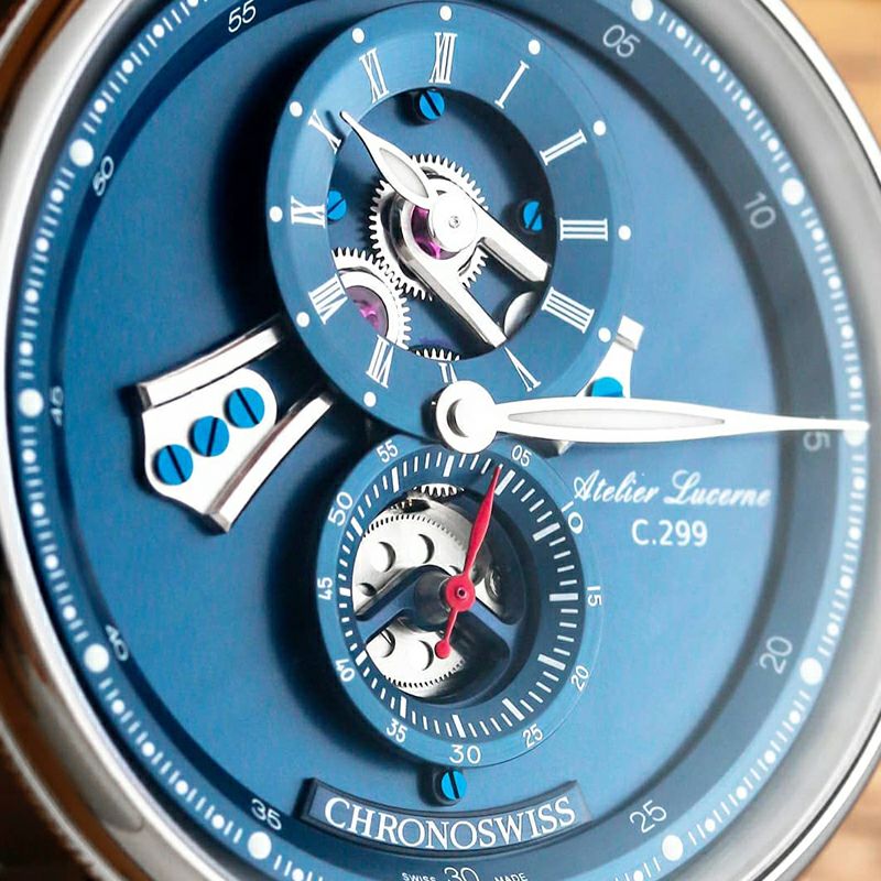 CHRONOSWISS FLYING REGULATOR OPEN GEAR クロノスイス フライング レギュレーター オープンギア CH-8753-BLBL