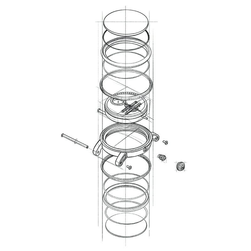 CHRONOSWISS STRIKE TWO GOLDEN GEAR クロノスイス ストライク・ツー ゴールデンギア CH-5023-ANGO