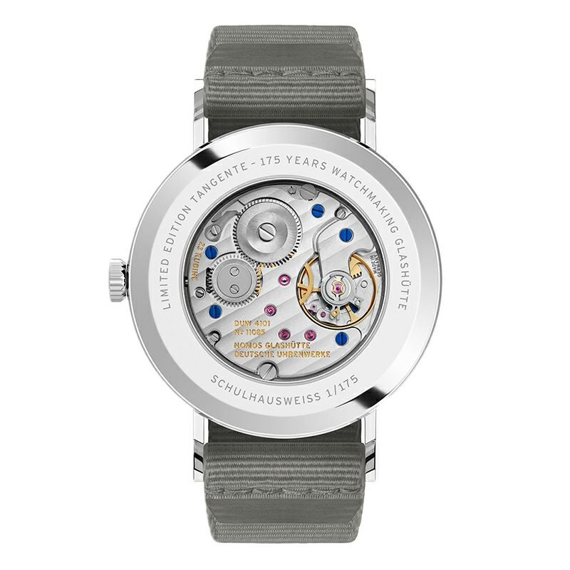 NOMOS GLASHUETTE Tangente 38 Date SCHULHAUSWEISS ノモス グラスヒュッテ タンジェント 38 デイト SCHULHAUSWEISS NM179.S11
