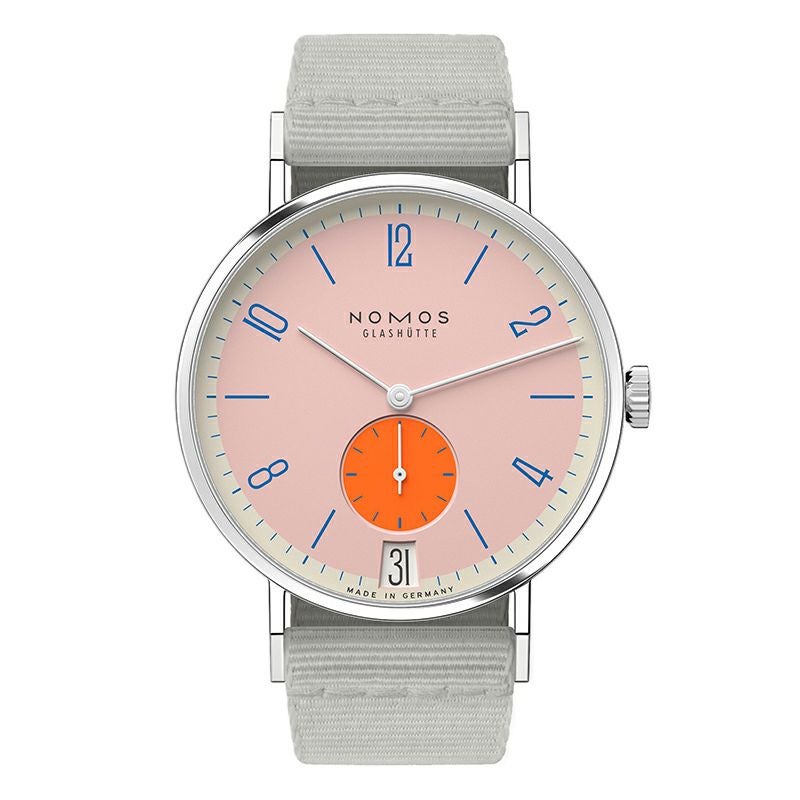 NOMOS GLASHUETTE Tangente 38 Date FLAMINGOPINK ノモス グラス